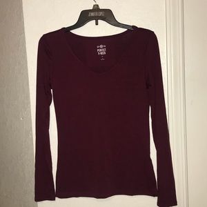 Burgundy Longsleeve